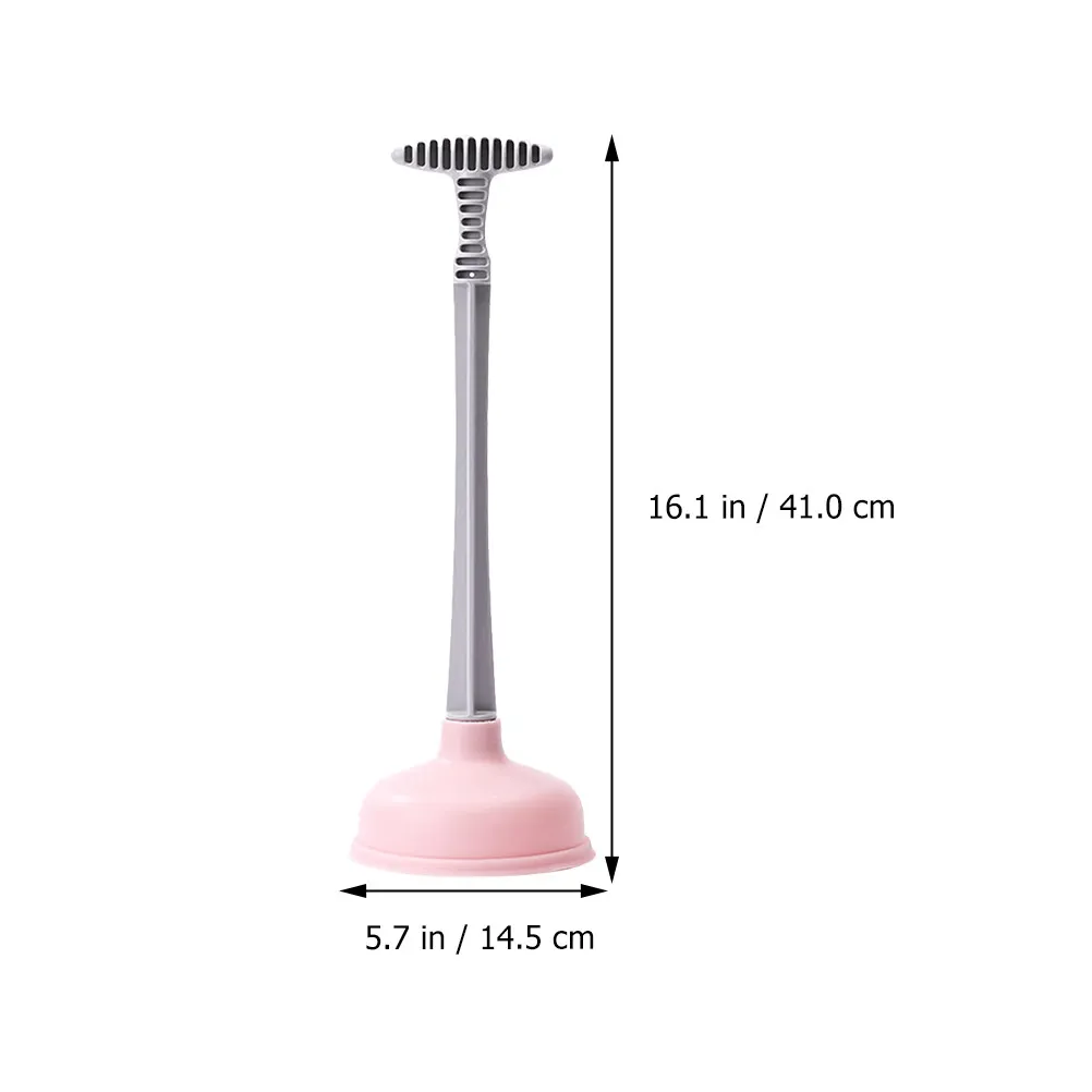Heavy Duty Toilet Plunger Set – 2pcs Strong Suction Unclogging Tool for Bathroom, Kitchen & Drain Cleaning