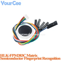 HLK-FPM383C Area Array Semiconductor Fingerprint Recognition Module Capacitive Touch Fingerprint Door Lock Acquisition Sensor