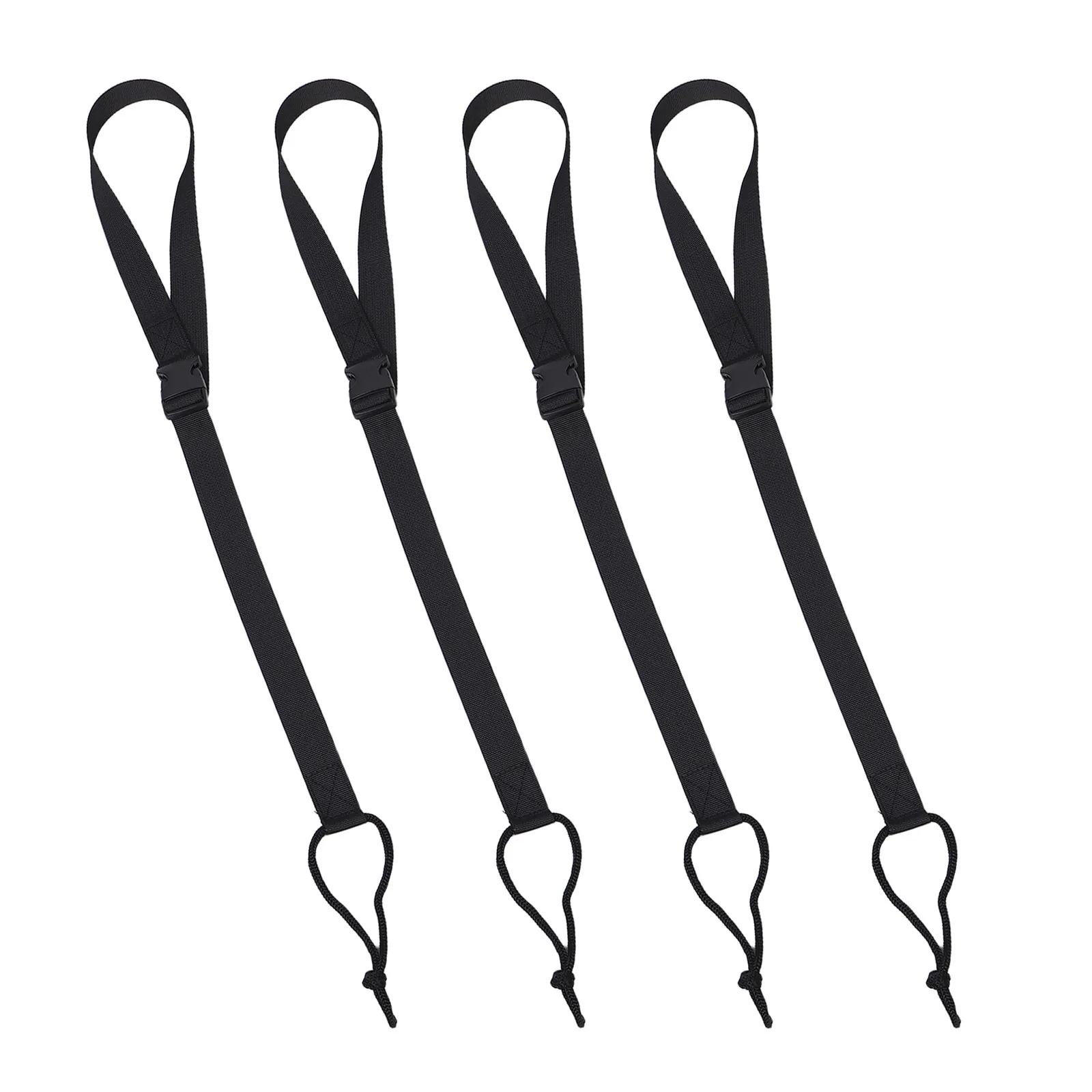 

4Pcs Ski Carry Strap Set High Strength Abrasion Resistant Snowboard Leash Binding Adjustable Buckle Snowboard Boot Strap