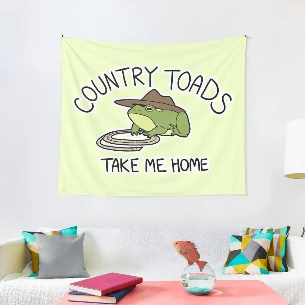 

Country Toads Tapestry Wall Decor Aesthetic Room Decor Korean Tapestry