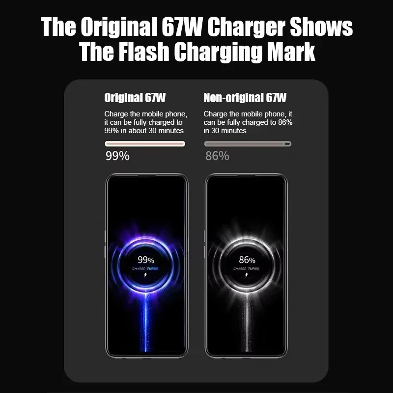 شاحن سريع USB بقدرة 67 وات لهاتف Xiaomi 15 14 13 12 11 10 Ultra Redmi Note 12T 13 Pro Turbo شحن سريع من النوع C كابل شحن USB