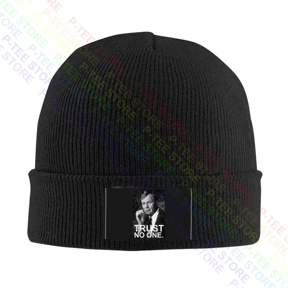 The X Files Cigarette Smoking Men'S Trust No One Paranormal Villain Baseball Cap Snapback Caps Knitted Bucket Hat