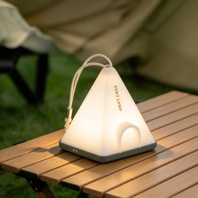 Outdoor Camping LED Tent Light USB Rechargeable Hanging Night Lamp Suitable For Camping Hiking Indoor Bedroom Emergency Lighting