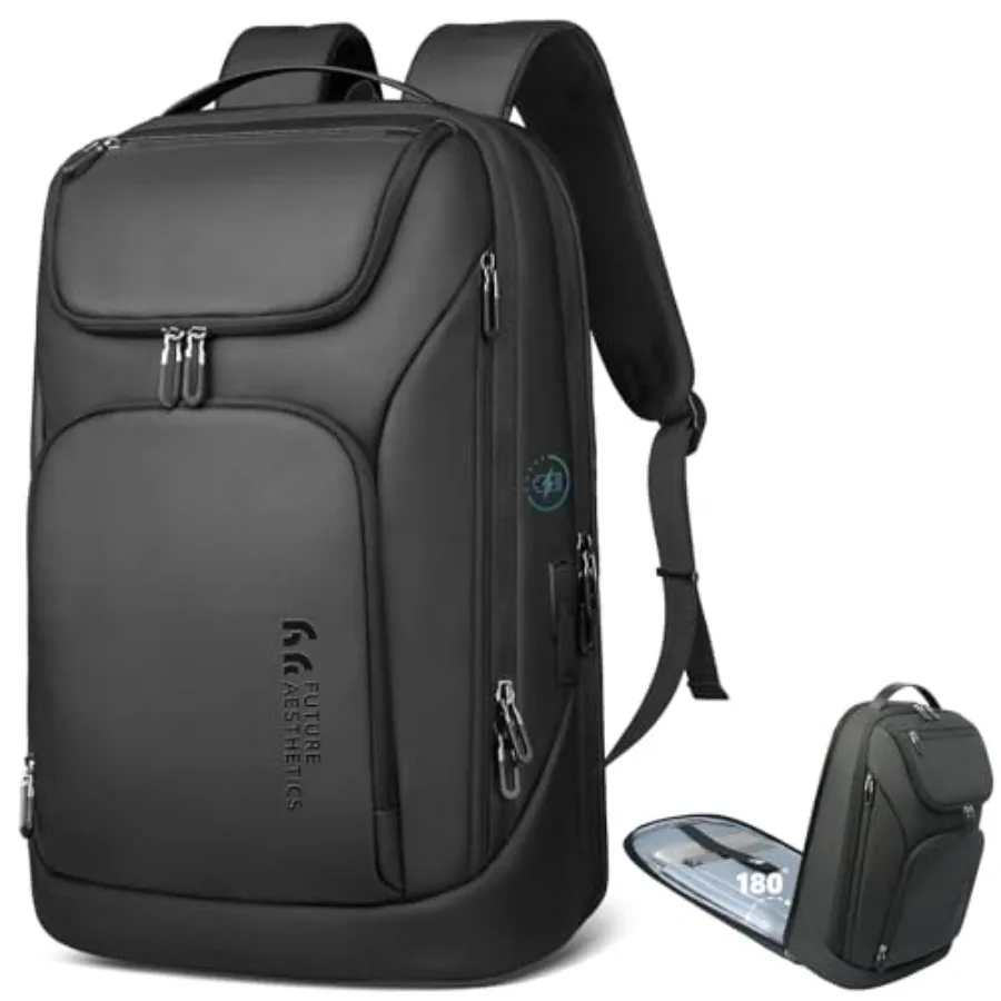 Business Smart Backpack for Men Anti-Theft for 17.3 Inch Laptop with USB Charging Port Water-Resistant Large Durable Compact 30