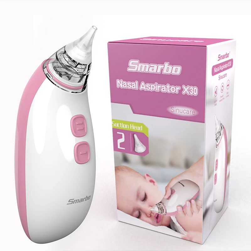 Smarbo X30 Vacuum Baby Hygienic Nasal Aspirator Nose Snot Cleaner Electric Newborns Mucus Snivel Cleaning Sniffling Suction Tool