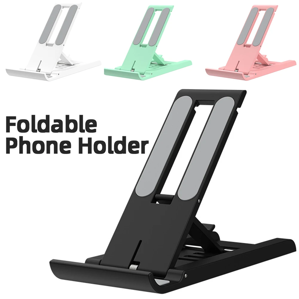 Faltbarer Desktop-Telefonhalter, tragbarer Mini-Handyständer für Xiaomi, iPhone, Samsung, Handyhalterung, Telefonhalter – Detail 1