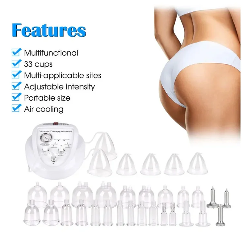 

Butt Lift Massager Buttocks Vacuum Therapy Device Breast Enlargement Pump Cupping Lifting Breast Massage Machine
