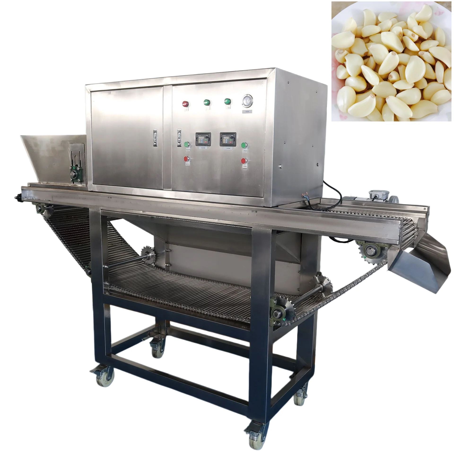 Industrial garlic peeling machine, split garlic peeling machine, industrial garlic peeling machine