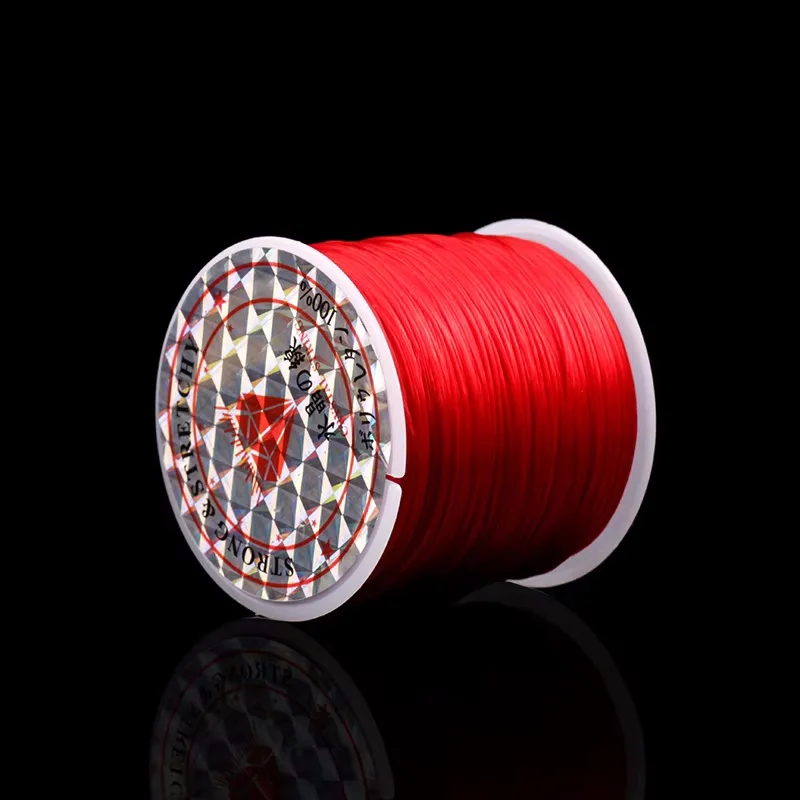 40 m 0,7 mm Schmuckfaden, elastische Stretch-Perlen, Kristallschnur, Fadengewinde für Schmuckherstellung, Perlenarmbänder, DIY-Seil