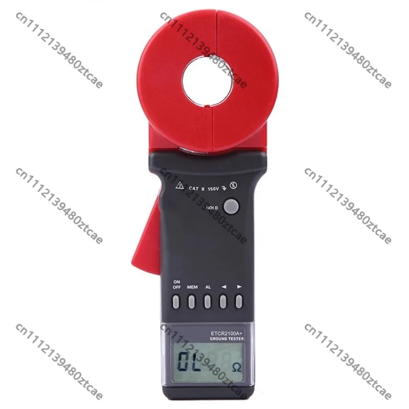 Clamp Ground Earth Resistance Tester 32mm High Precision 200Ω Loop Resistance Measuring Meter Electrical Safety Detector Tool