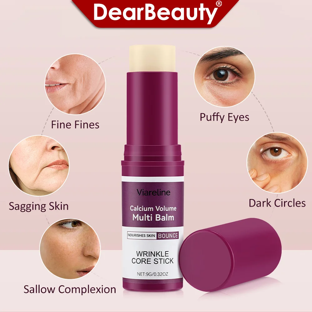 Volumen de calcio bálsamo múltiple fortalece la barrera de la piel Control de aceite reduce los poros aumentar la elasticidad de la piel crema facial reafirmante