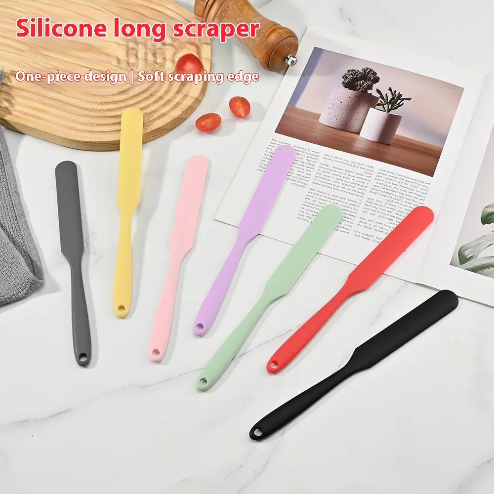 

Internet Celebrity One Silicone Long Strip Scraper Kitchen Baking Scraper Jam Spatula Cake Cream Mixing Scraper in Stock