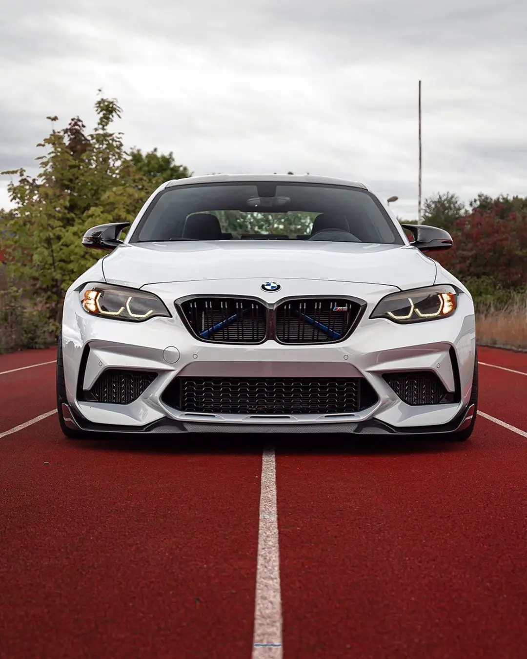 Dry carbon fiber CS front lip for F87 M2C CS splitter competition perfect fitment guaranteed full refund if not perfect