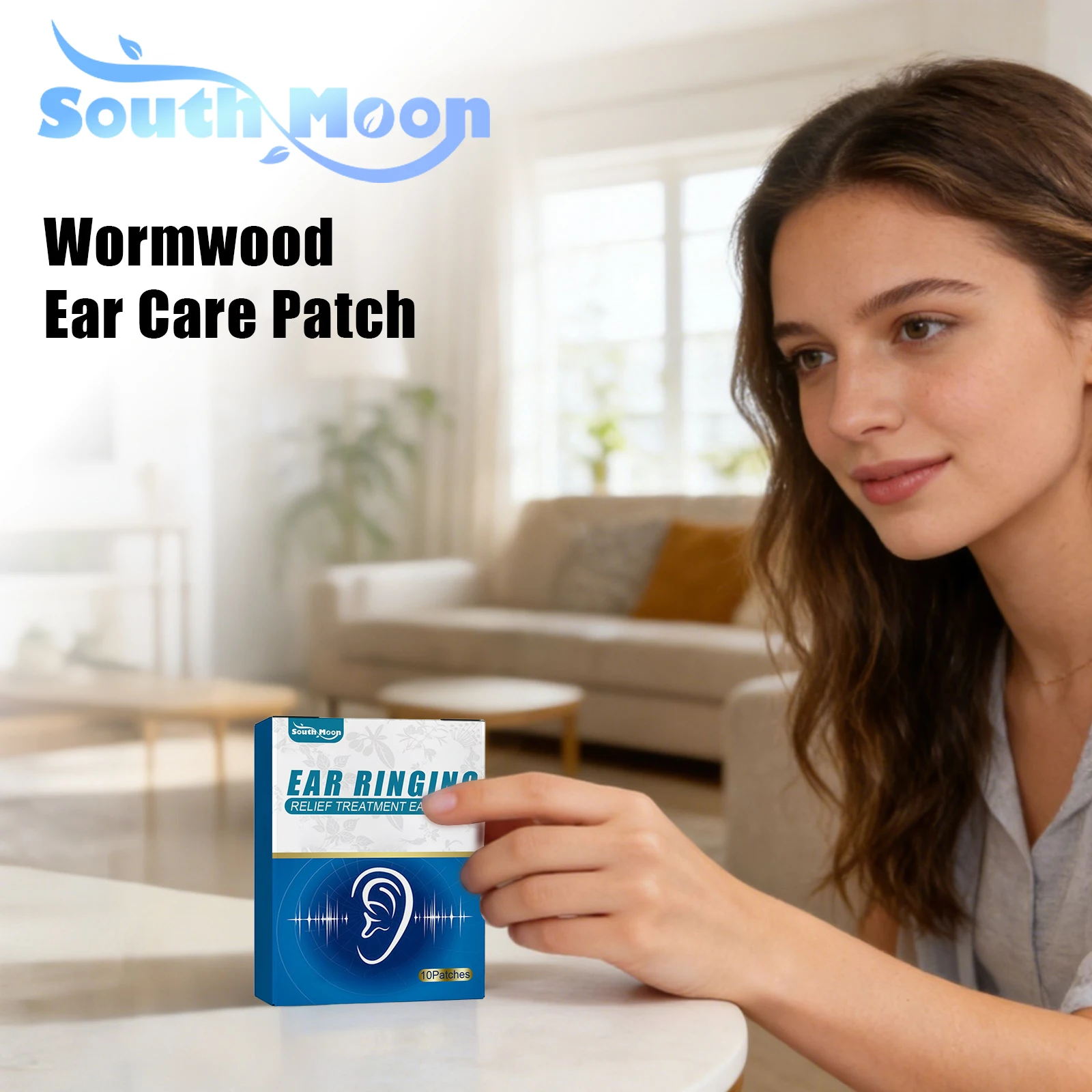 South Moon Ear Care Patch Deep Nursing Relieve Tinnitus Mild Soothing Improve Hearing Increase Comfortable Portable Ear Sticker