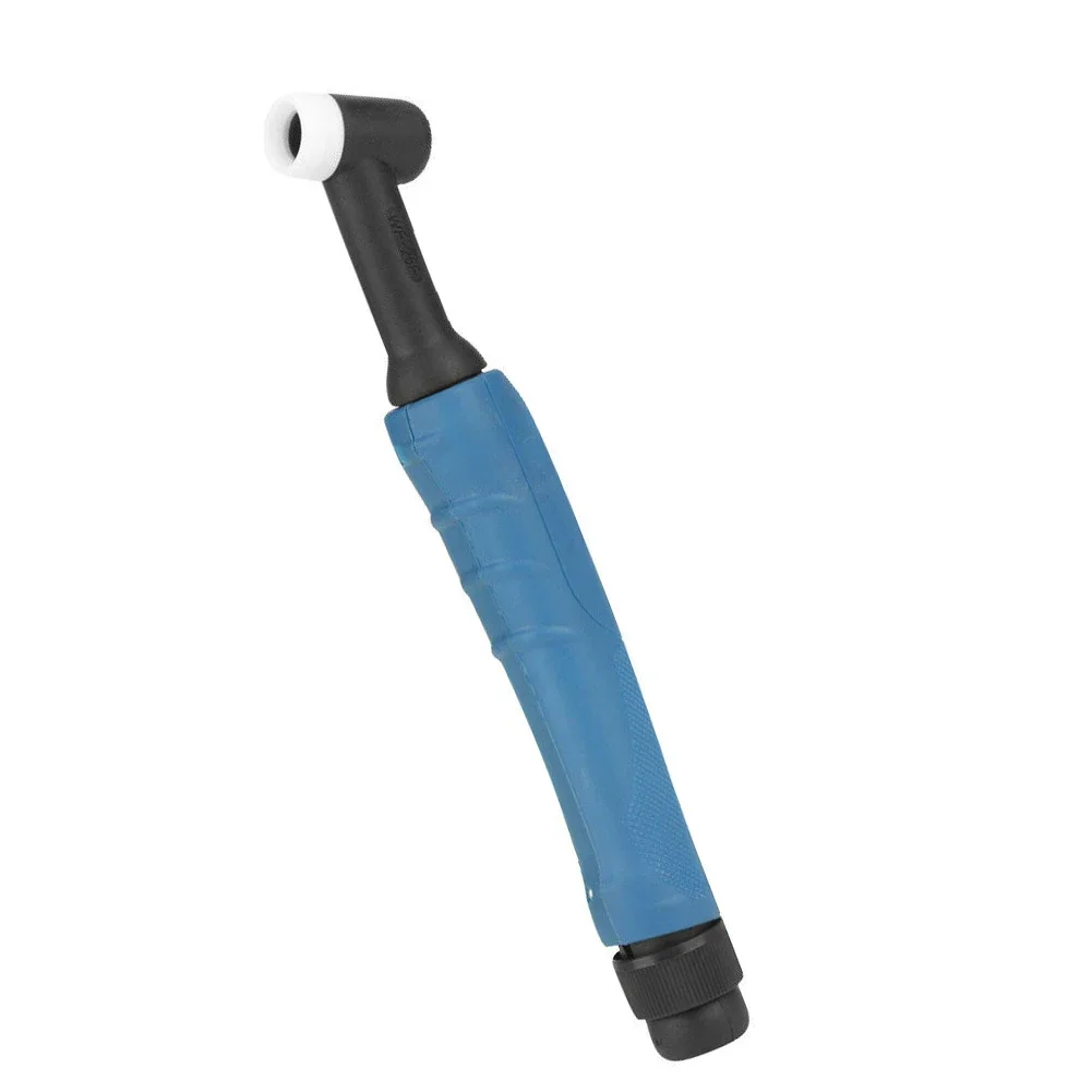 

1Pc Tig Torch Head SR-26F WP-26F Welding Torch 200A 5/8-18UNF Air Cooling Applicable Current Connector Type 26cm