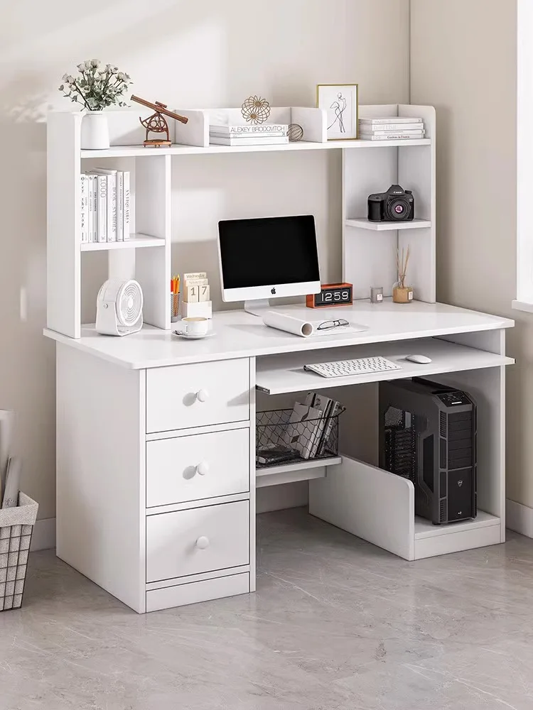 

Computer desk Household student desk Bookshelf Integrated learning table Workbench Simple rental house Desktop desk
