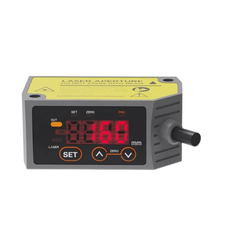 

2025 Sensor 35-65mm Range PNP Analog RS-485 30um Repeat Fast Response Red Laser 655nm
