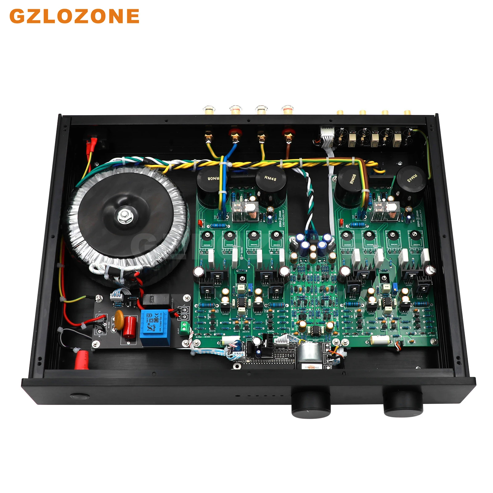 HIFI Remote C3810(Reference C3850)+E350 Preamplifier+Power Amplifier Integrated Amplifier Base On Accuphase Circuit 75W+75W