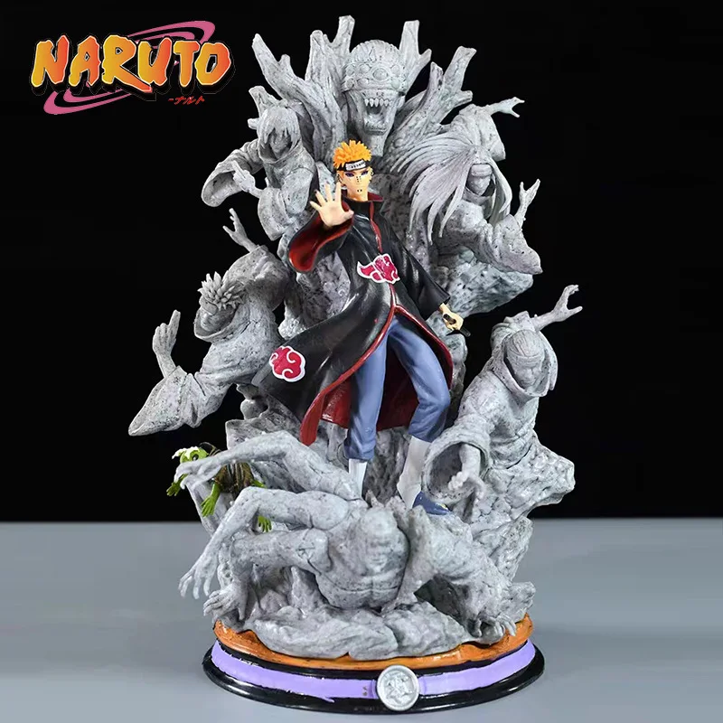 Anime Naruto CS Pain The Six Great Divisions In The Wheel Of Karma GK Figures Statue Model Doll Desktop Decoration Toy Gift 30cm