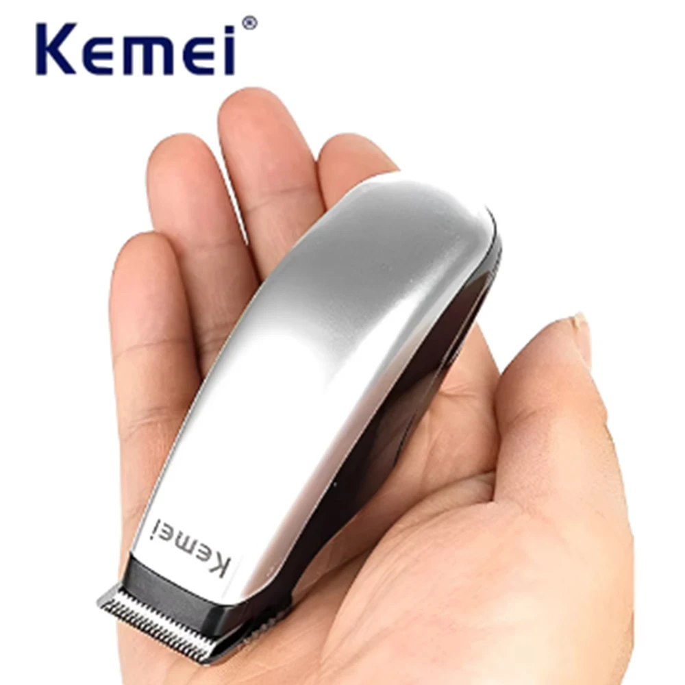 

KEMEI Mini Hair Trimmer Portable Hair Clipper Barber Hair Cutting Machine Replaceable Battery Trimmer Machine for Men KM-666