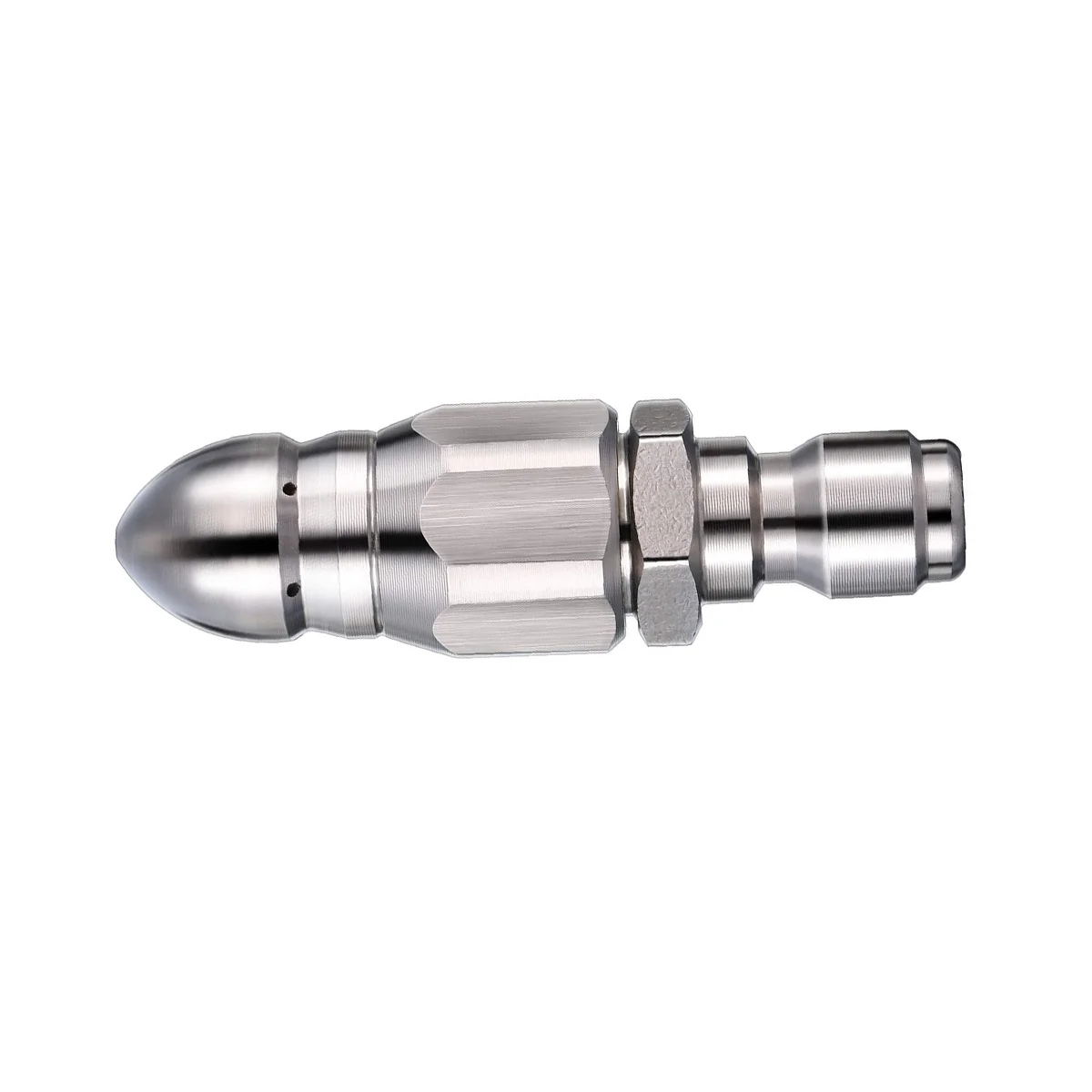 1/4 Inch Quick Coupling, Pressure Washer Sewer Jet Nozzle, Stainless Steel, Durable Design Sewer Jet Nozzle