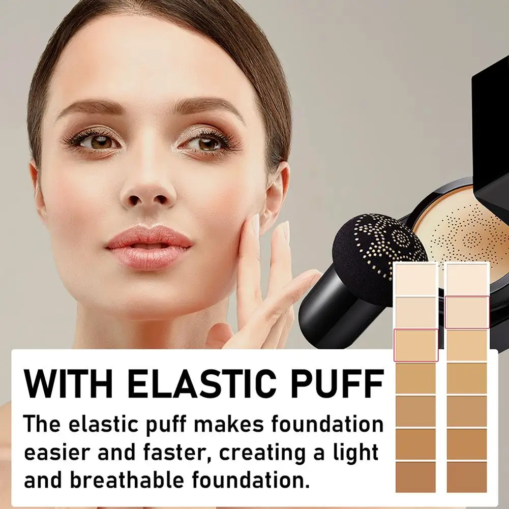 Mushroom Head Air Cushion BB Cream Moisturizing CC Liquid Foundation Concealer Skin Tone Makeup Base Primer Cosmetics