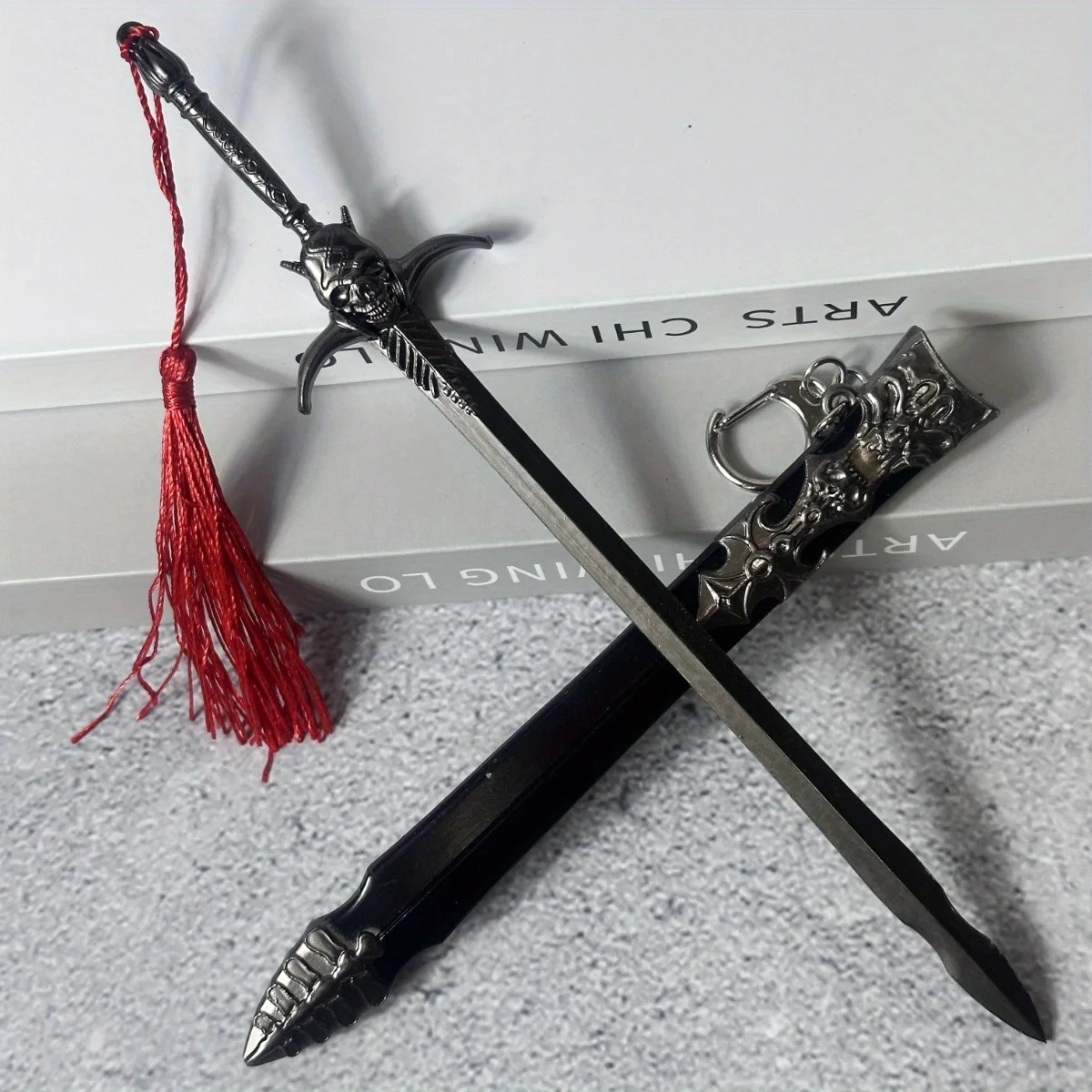 8,6 pulgadas Yamato Vergil Katana Real japonés Katana Original Samurai Sabre Anime Devil May Cry 5 cuchillo Ninja espada de Metal regalo Yamato