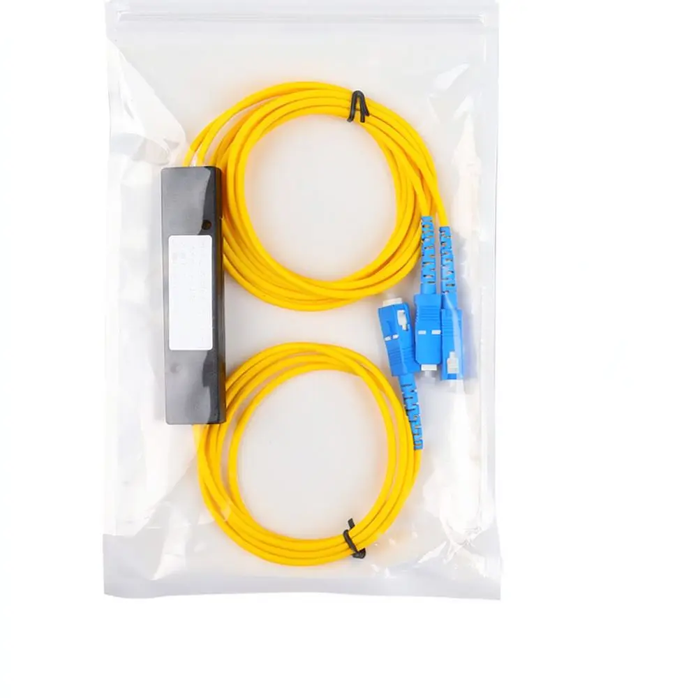 Telecommunication Grade Fiber Splitter SC Connector Passive Optical Network Distribution For FTTH Broadband System