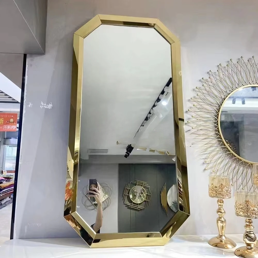 Furniture European decorative makeup mirror decorative wall smart wall mirror bathroom salon mirror