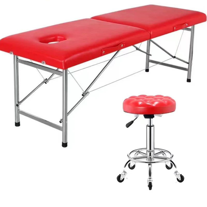 Massage Bed Beauty Folding Table Pilates Physiotherapy Tattoo Beds Lit Pliant Salon Furniture Chair bedden Equipment Commercial