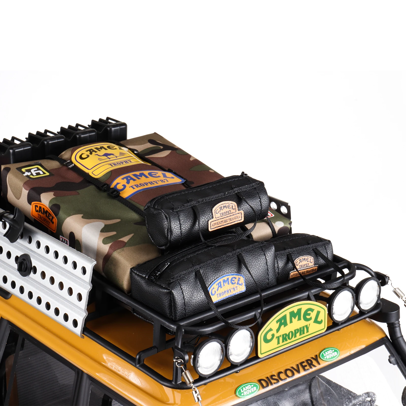 ملصقات جلدية محاكية لسيارات التحكم عن بعد، زخرفة بمقياس كاميل تروفي لسيارات التحكم عن بعد بمقياس 1/10 و1/18 و1/24 مثل SCX10 وFCX10 وTRX4 وTRX4M وSCX24