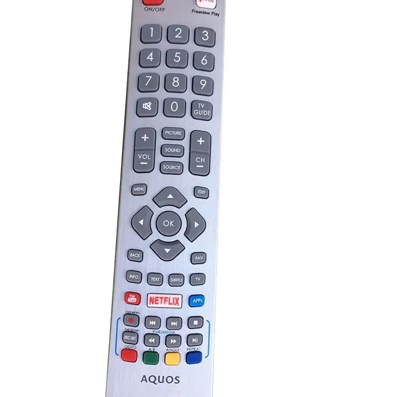 

Remote Control SHWRMC0115 For Sharp Aquos Smart LED TV IR Controle With Netflix Youtube 3D Button Fernbedienung