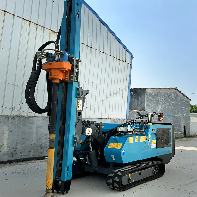 Équipement de forage DTH hydraulique diesel personnalisé de qualité industrielle pour l'extraction de fosse ouverte à grande échelle