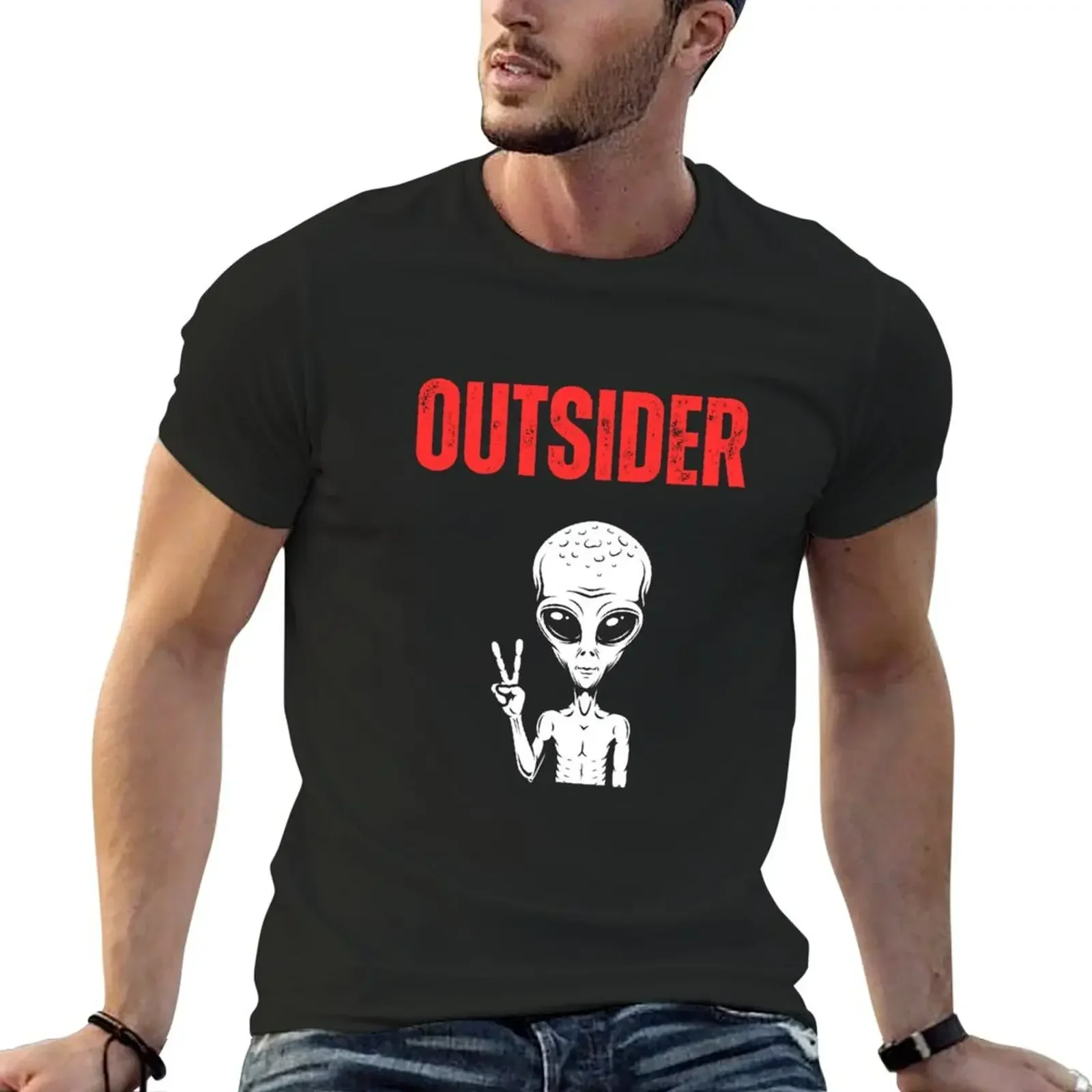 Outsider T-Shirt custom t shirt vintage t shirts anime clothes graphic shirts outfits for men