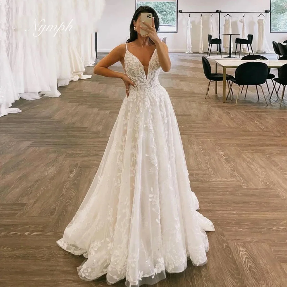 Customized Pastrol A-line Wedding Dresses For Women Sweetheart Sleeveless Vestido De Noiva Tulle Made To Order Bride Formal