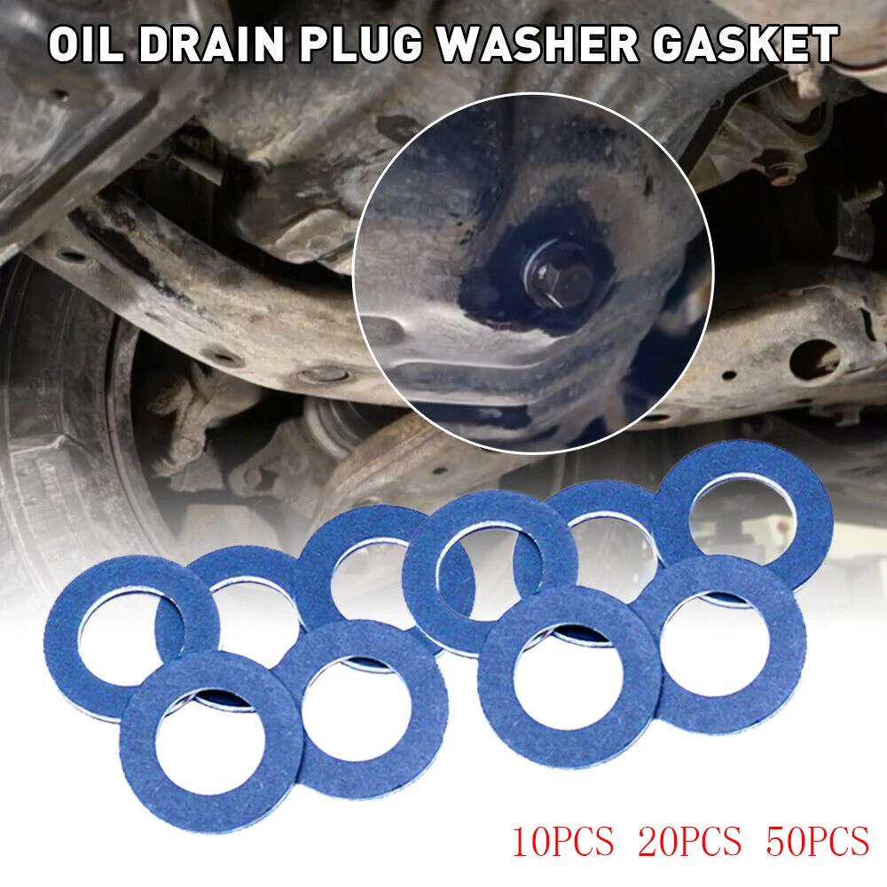 10Pcs/20Pcs/50Pcs Oil Drain Plug Gasket Crush washer 90430-12031 For Toyota Parus Tundra Lexus