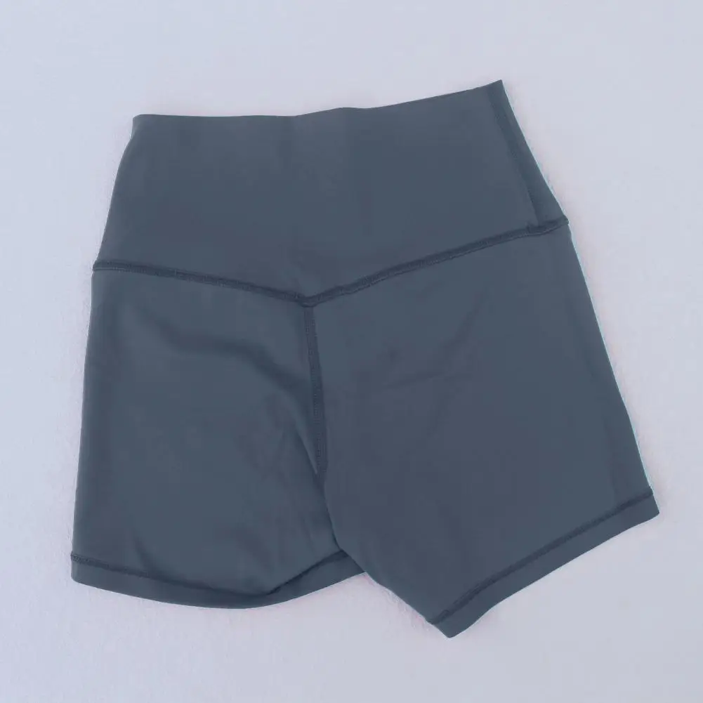 Cintura alta Yoga Shorts Slim Fit, controle de barriga, secagem rápida para correr esportes, moletom de verão