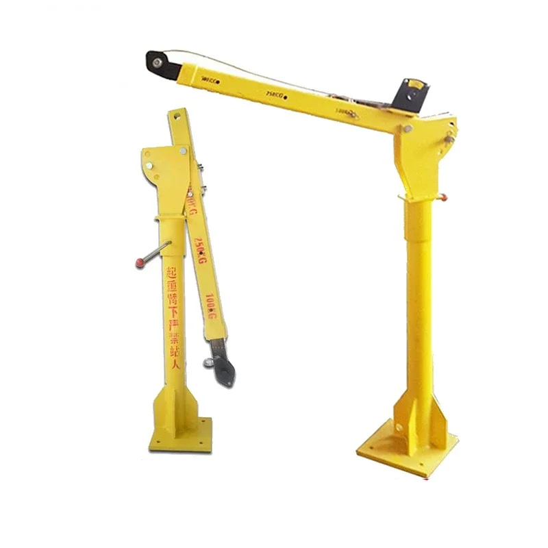 cheap 1 ton hydraulic mini pickup truck crane