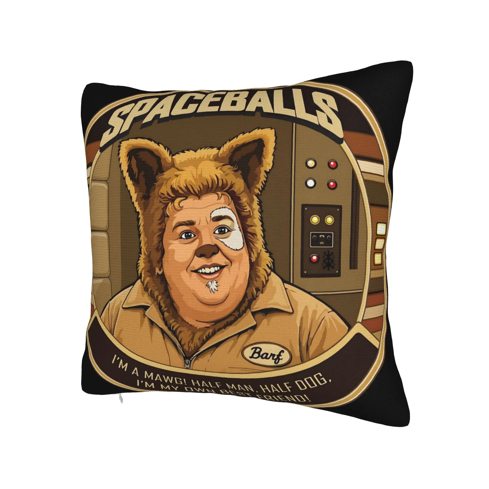 Decorative Pillowcases Spaceballs Movie Merchandise Home  Pillow Case Cover Zippered Multi-Size