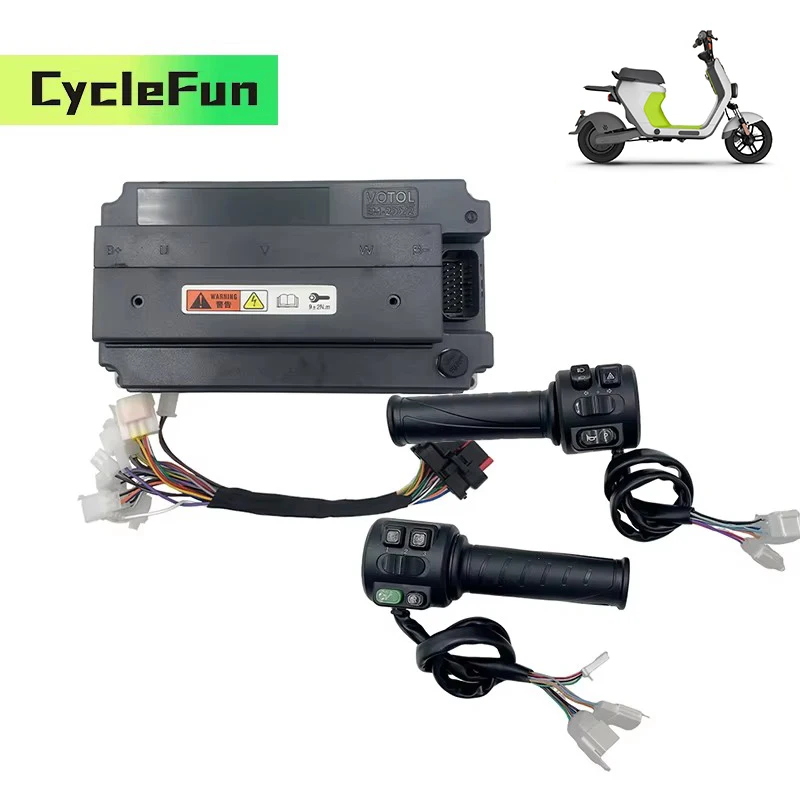 

Контроллер BLDC VOTOL EM200/2 V2 4KW-6KW 160A с дроссельной заслонкой T08 для ступицы, двигателя среднего привода, электрические мотоциклы, скутер, электронный велосипед, квадроцикл