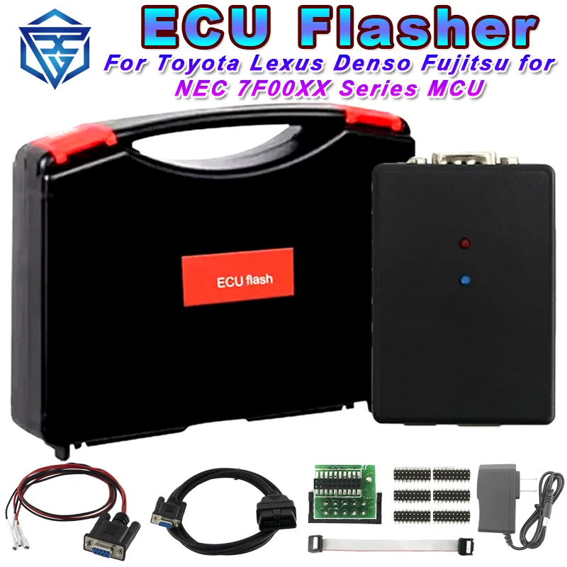 ECU Flasher for Toyota Lexus Denso Fujitsu Support 2015 + obd Write and Some 2015 + OBD Models Read for NEC 7F00XX Series MCU