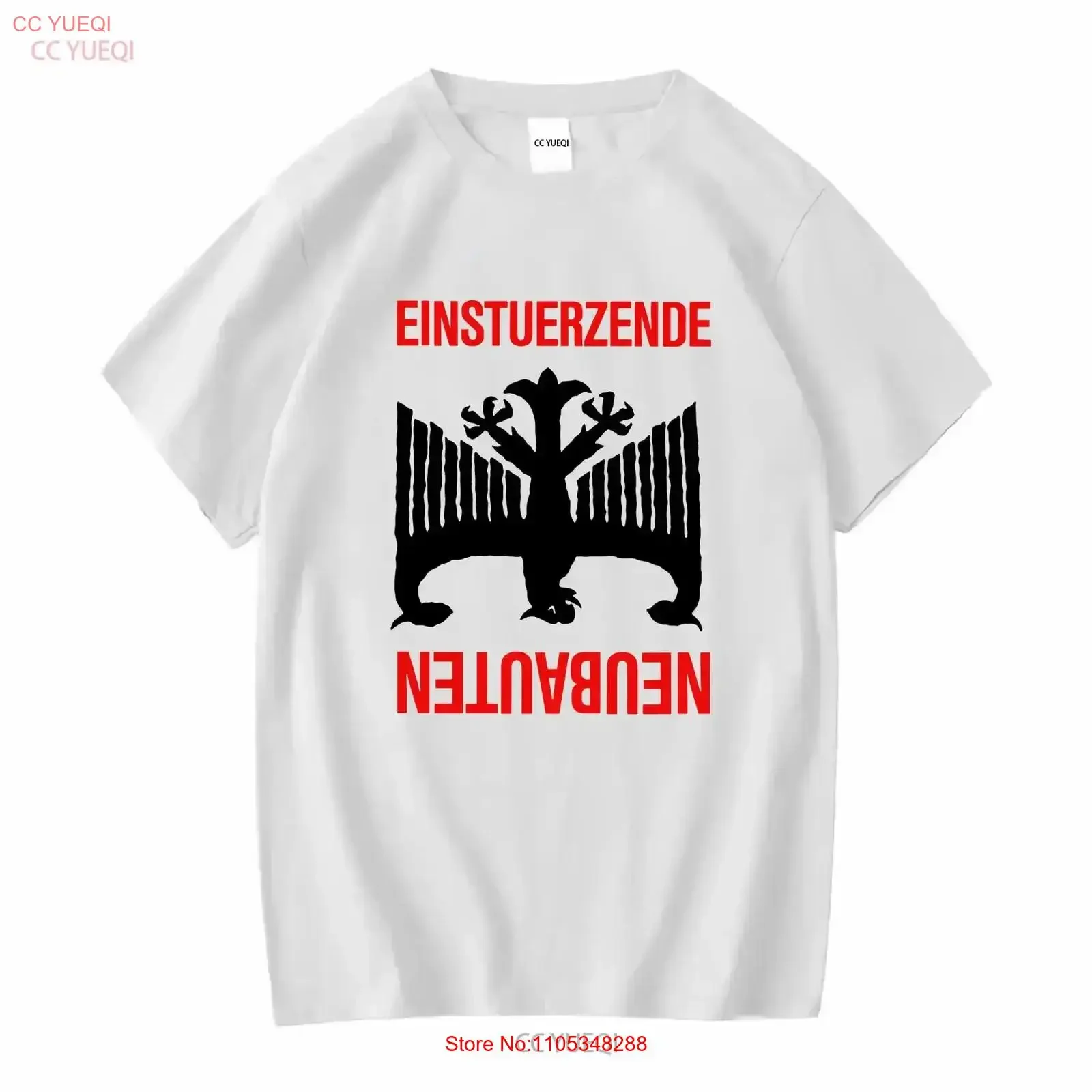 Camiseta Einstürzende Neubauten Funf Auf Der Nach Oben Offenen Richterskala, camiseta vintage lavada, suave y informal para uso diario
