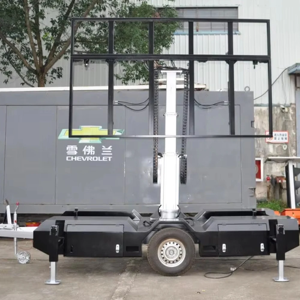 P5 P6 Trailer Led Display Screen High Resolution Trailer Mobile Outdoor LED Display Screen for Sale