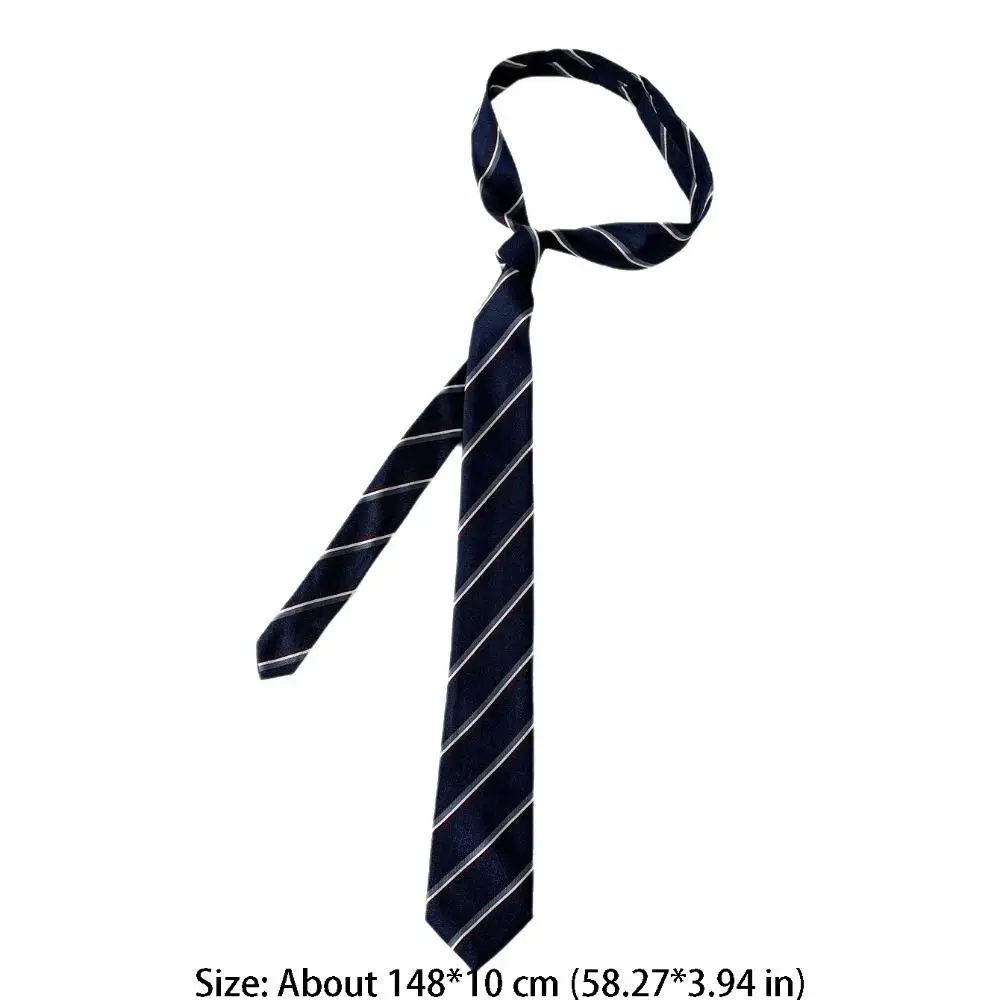 Kleidungsdekoration Koreanische Gestreifte Krawatte Gestreifter Druck JK Uniform Krawatte College-Stil Harajuku-Stil Gürtel-Accessoires Alltag – Detail 1