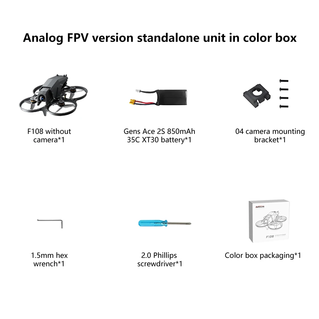 Radiolink F108 Optical Flow FPV RC Racing Micro Drone Bwhoop Quadcopter PNP RTF With T8S Transmitter Remoter Controller
