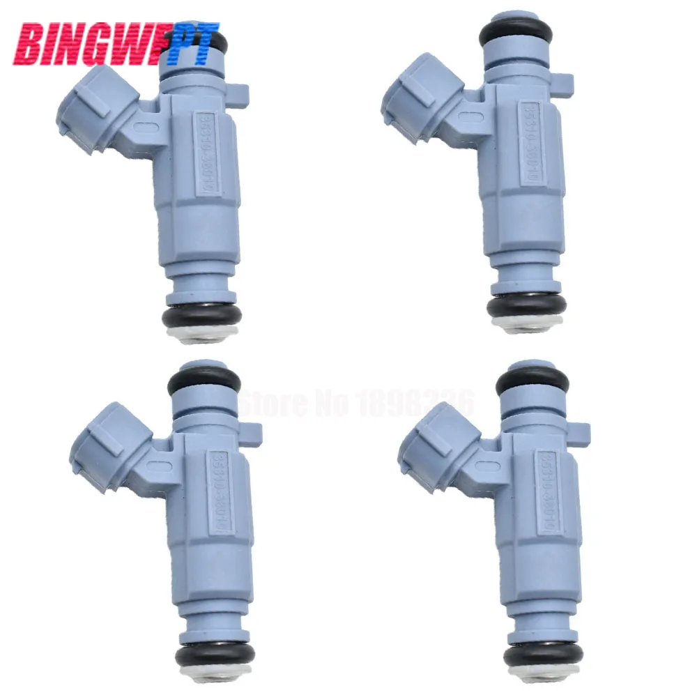 

4PCS Fuel Injector Nozzle 35310-38010 Fit For Hyundai Santa Fe XG350 Sonata Kia Amanti Optima Sorento Sedona 2.4L 3.5L 1999-2006