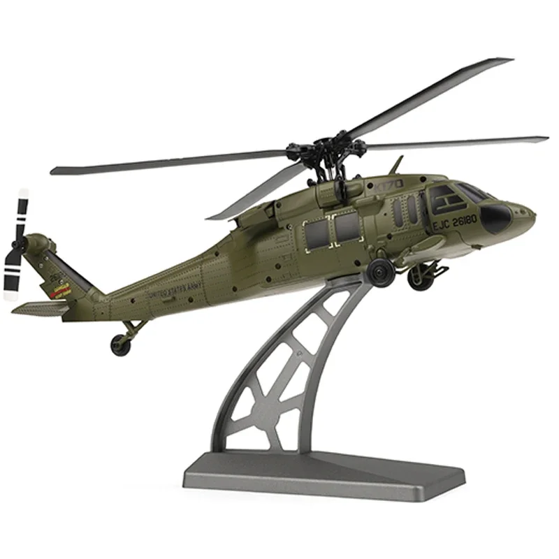 WLtoys K170 Simulação Black Hawk RC Helicóptero 4CH 6 Eixos Giroscópio 3D6G Motor Brushless Drone Arobatic Mode1 E Mode2 ExchangeToy