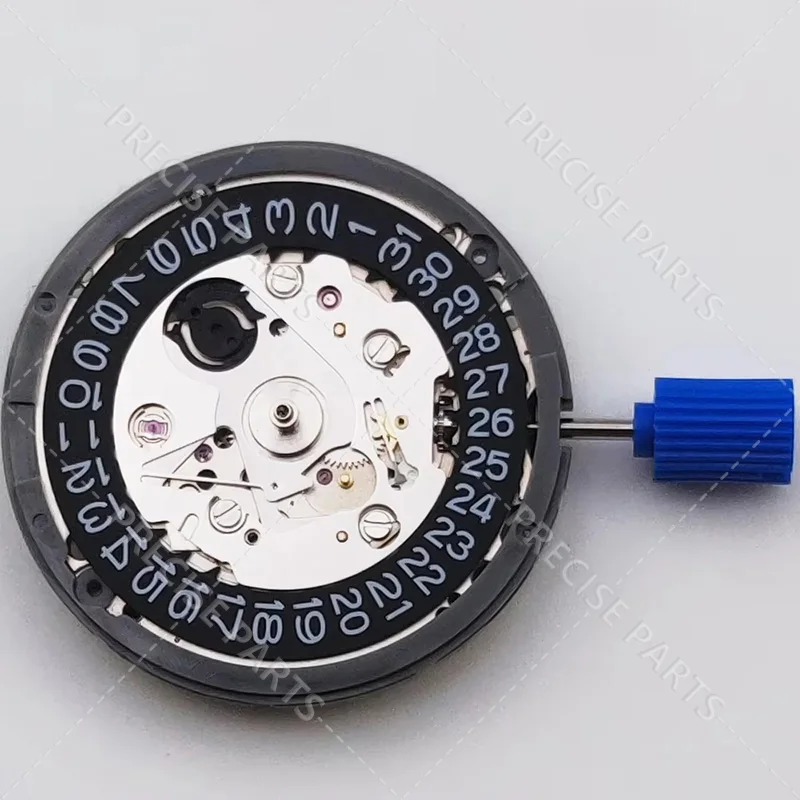 Japanese NH35 Mechanical Movement High-Precision 24 Gemstones Black 3H Date Automatic Watch Replacement Mechanism NH35A 4R35