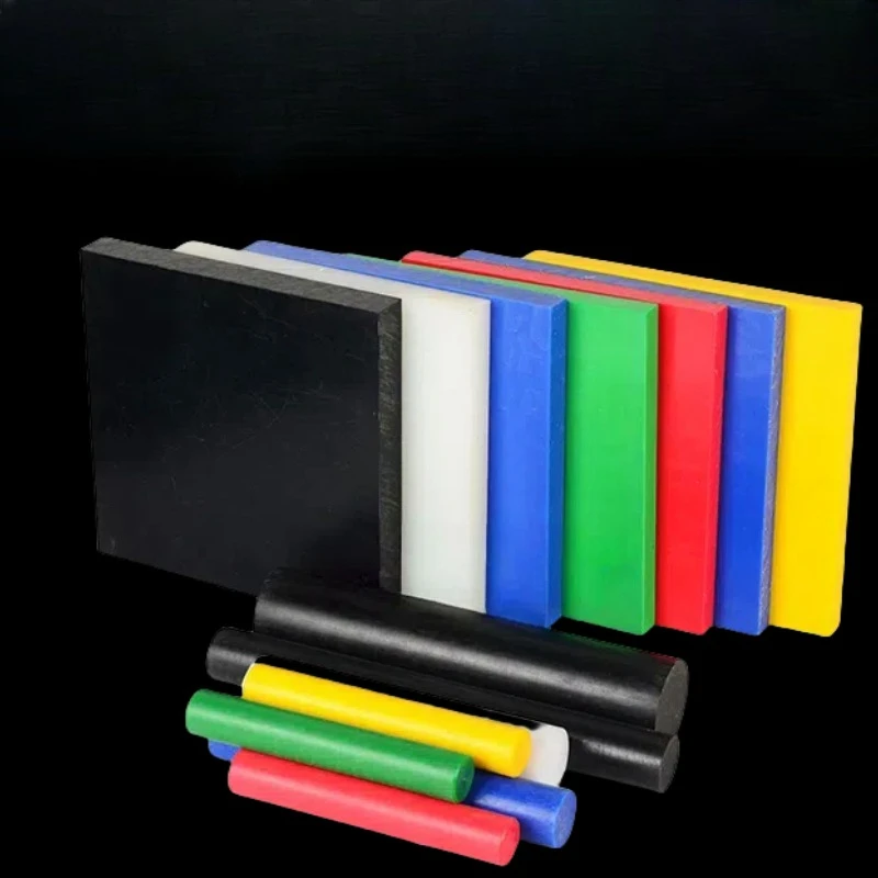 1/2/5pcs Black 90A Solid Polyurethane Rods 3mm-40mm Anti-Shock PU Stick for Self Defense/Cutting Gasket High Elastic Plastic Rod