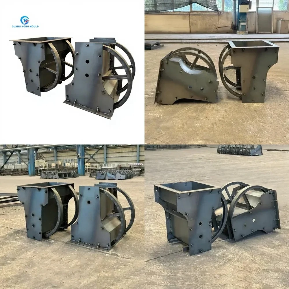 Customization of Various Sizes of Concrete Isolation Pier Highway New Jersey Guardrail Molds